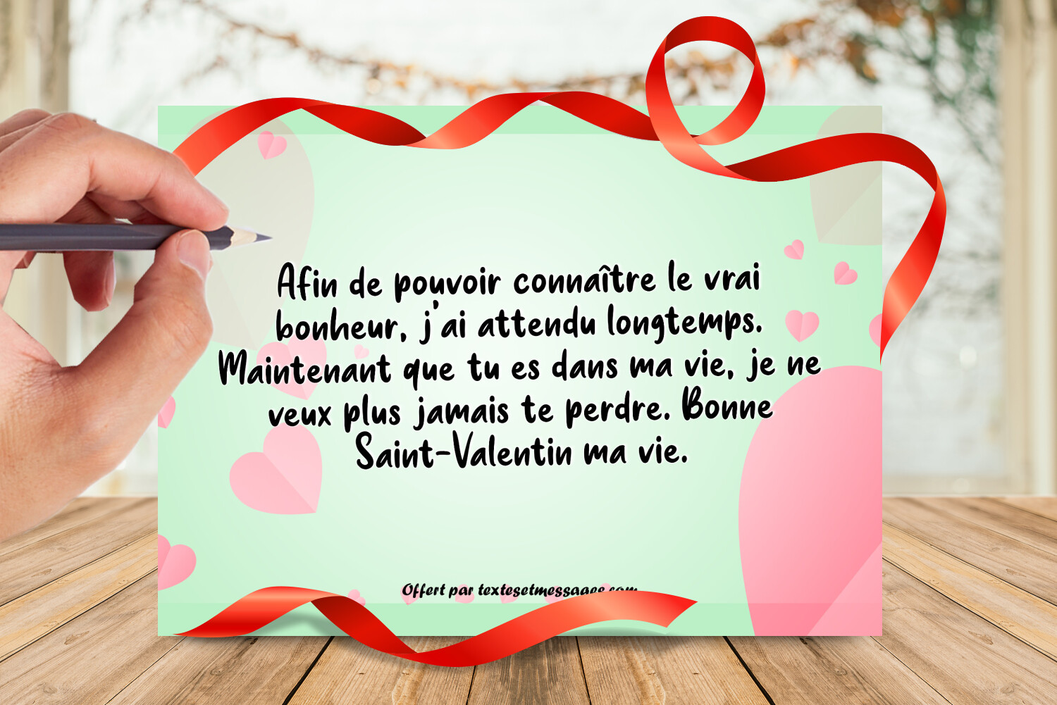 Messages et textes d’amour Saint-Valentin : Texte de Saint valentin n°25