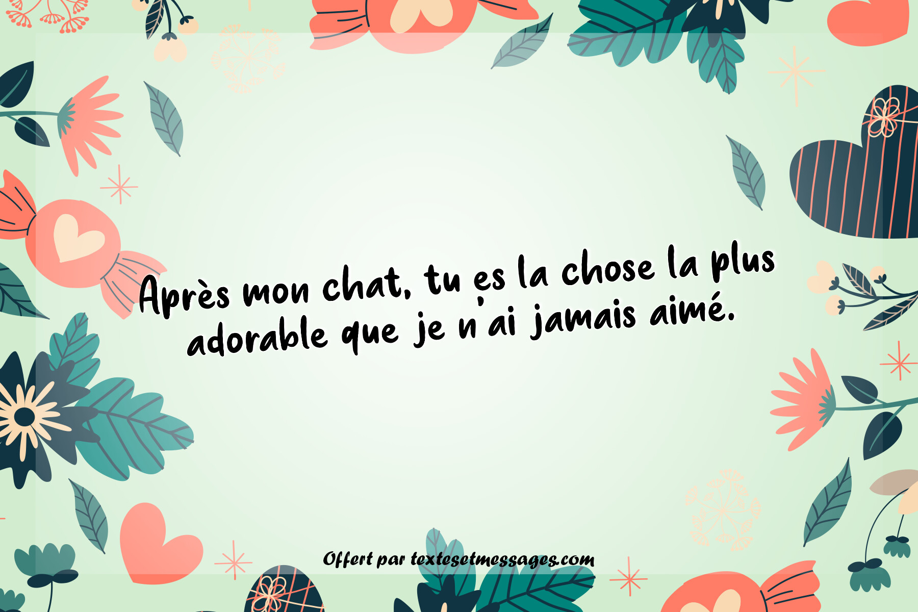 Message d'amour drôle / Humoristique n°7