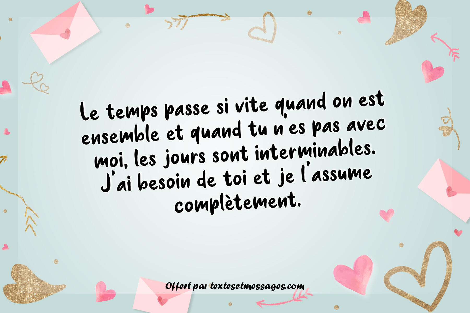 Message d'amour copain n°10