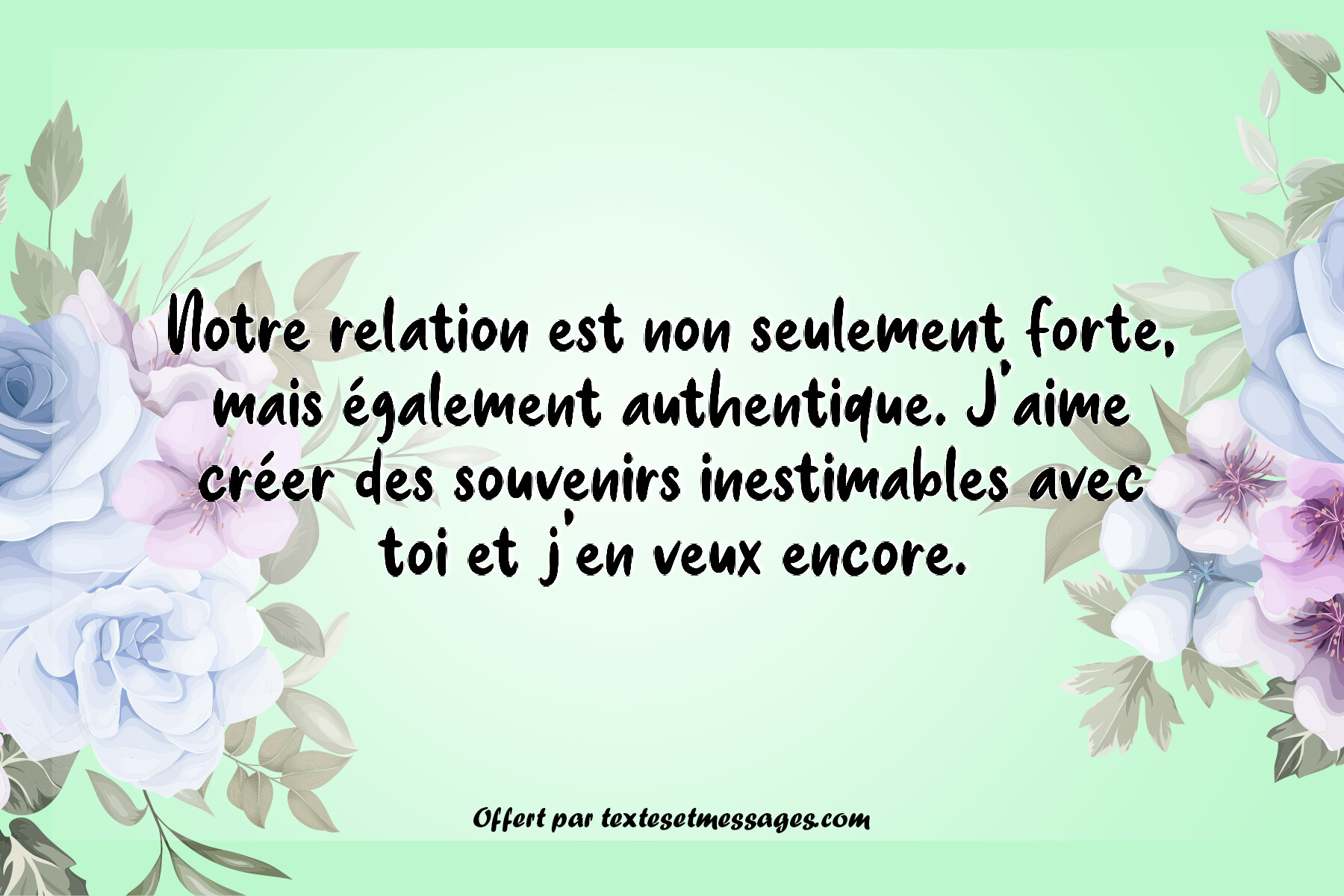 Message d'amour copain n°12