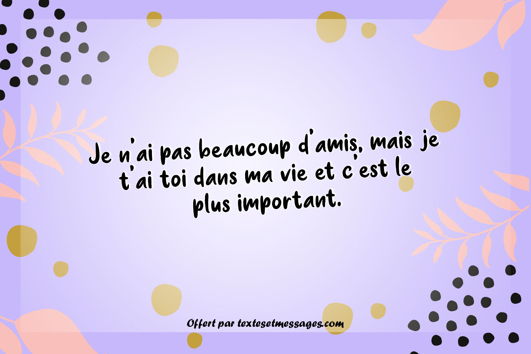 Message d'amour copain n°3