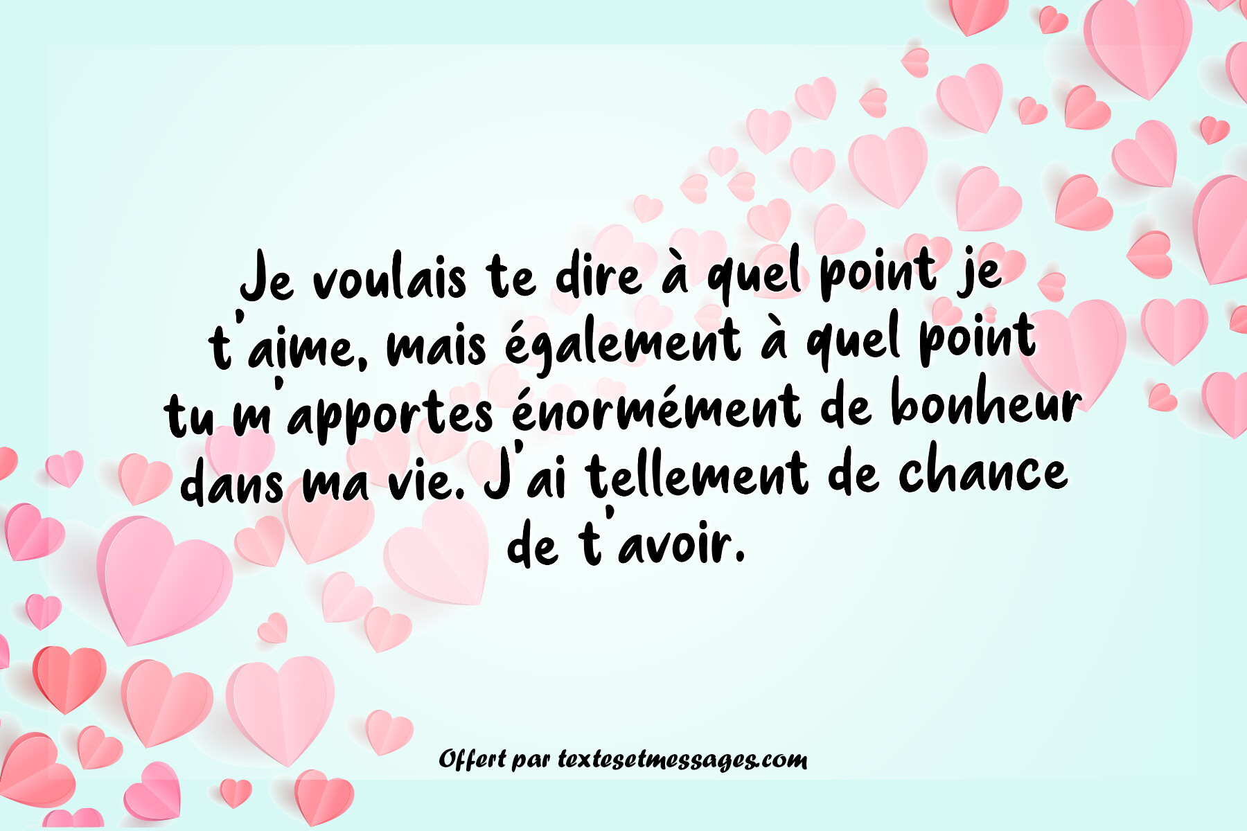 Message d'amour copain n°13